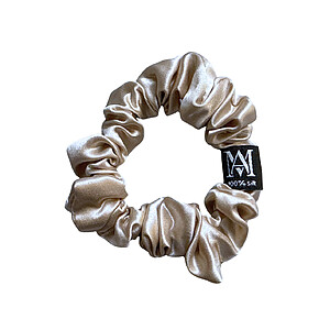 Elastic de Păr din Mătase Naturală 22 momme - Rose Gold - M