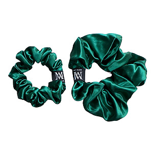 Elastic de păr din mătase naturală MATASIA, culoare Pink, mărimea M/L – scrunchie delicat pentru coafuri feminine și protecția părului.